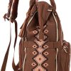 Wrangler Aztec Backpack Organized Daypack Travel Baby Bag with Stroller Strap and Side Bottle Pockets WG2204-9110CM-4