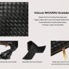 Leather Woven Knot Clutch Dumpling Hobo Top Handle Bag-2