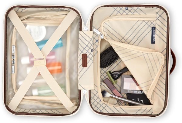 Samsonite Virtuosa Hardside Train Case, Crossbody Travel Makeup Case with Removable Strap virtuosa hardside train