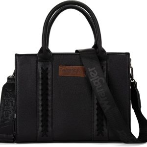 Wrangler Tote Bags for Women Top-handle Handbags and Purse for Women with Adjustable Strap-0