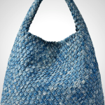 Woven Vegan Leather Tote Shoulder Bag for Women - Top Handle Handbag