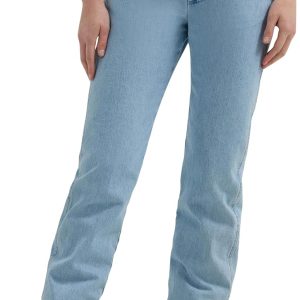 Wrangler Womens Cowboy Cut Slim Fit Jean Bleach-0