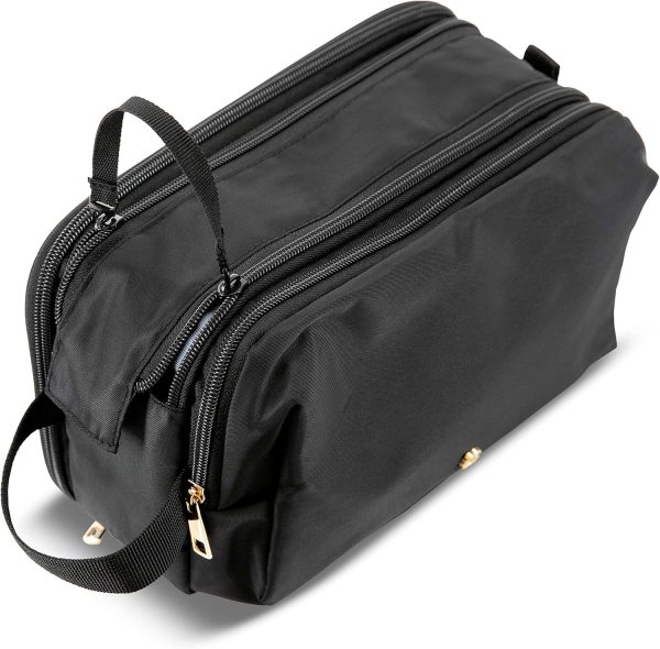 Samsonite Top Zip Deluxe Travel Kit, One Size, BLACK zip code