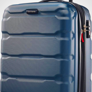 Samsonite Omni PC Hardside Expandable Luggage with Spinner Wheels, Teal, 20-Inch