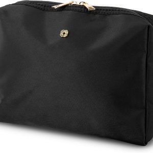 Samsonite Everyday Travel Bag - Polyester Body with Full Zip Around Opening - Spacious Main Compartment & 4 Interior Slip Pockets - Perfect For Everyday Essentials, Cosmetics, Toiletries, Tech - Black traveloka