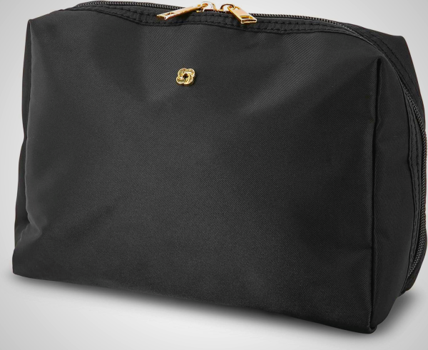 Samsonite Everyday Travel Bag - Polyester, Full Zip, Spacious Compartment & Pockets - Black