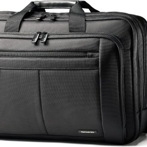 Samsonite Classic Multi Gusset Toploader Briefcase, Black, Triple Gusset 15.6-Inch samsonite cosmolite