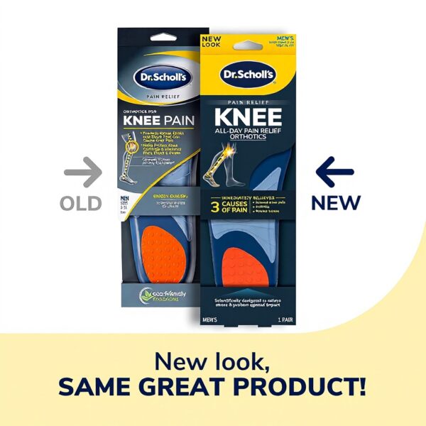 Dr Scholls Knee Pain Orthotics Men Gel Shock Absorption