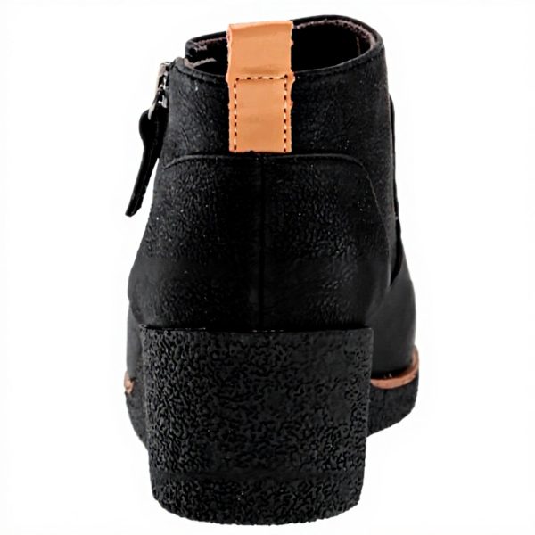 Dr Scholls Bianca Ankle Boots Women Black Comfort Zip