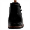 Dr Scholls Bianca Ankle Boots Women Black Comfort Zip