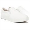 Dr Scholls Madison Sneaker Womens White Snake Skin Fashion