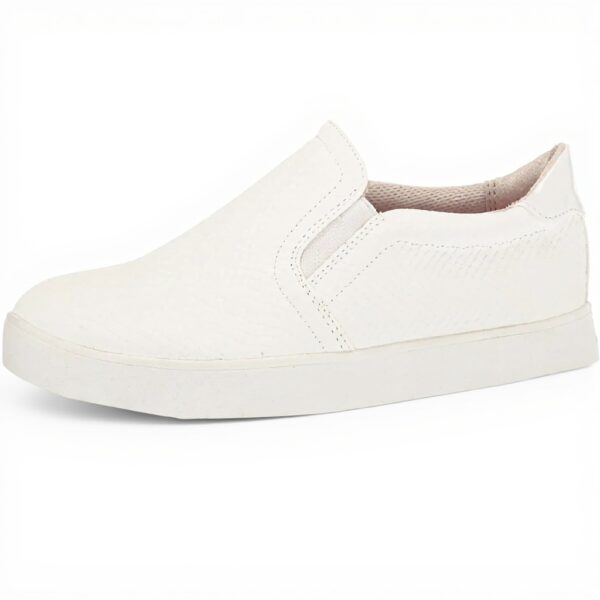 Dr Scholls Madison Sneaker Womens White Snake Skin Fashion