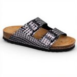 Dr Scholls Josephine Sandal Women Black Silver Ergonomic