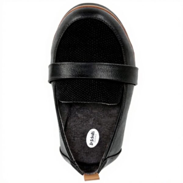 Dr Scholls Women Webster Loafer Black Faux Leather Comfort