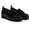 Dr Scholls Women Webster Loafer Black Faux Leather Comfort