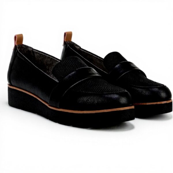 Dr Scholls Women Webster Loafer Black Comfort Insole