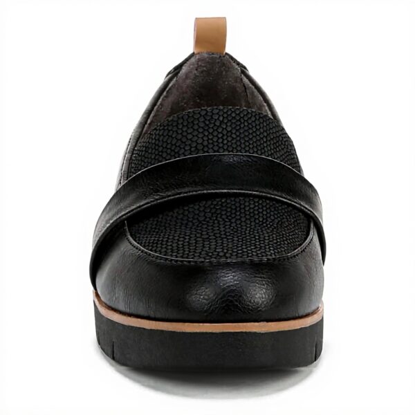 Dr Scholls Womens Webster Loafer Black Comfort Slip-On