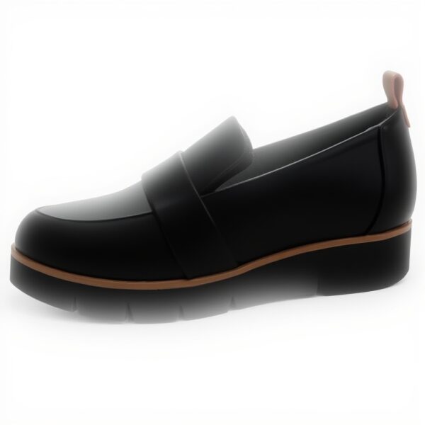 Dr Scholls Womens Webster Loafer Black Comfort Slip-On