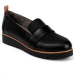 Dr Scholls Womens Webster Loafer Black Comfort Slip-On