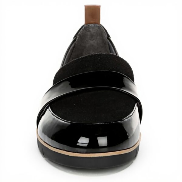 Dr Scholls Women Webster Loafer Black Patent Comfort