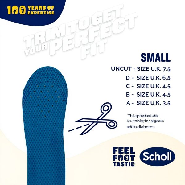 Scholl GelActiv Casual Insoles Women Memory Foam Comfort