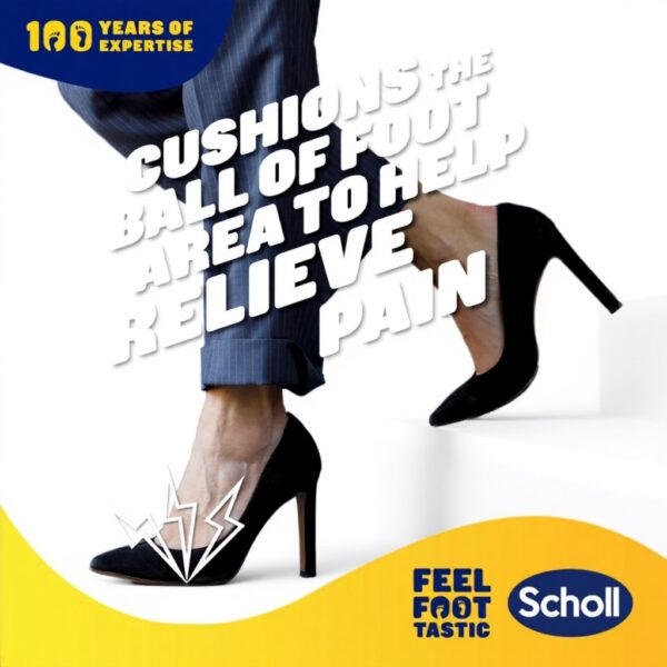 Scholl Ball of Foot Gel Cushions GelActiv Technology