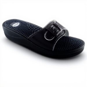 Scholl Women's Massage Sandal Adjustable Strap Italian Made