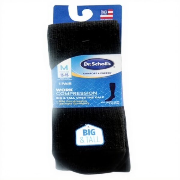 Dr Scholls Compression Calf Socks Mens Work Comfort