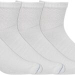 Dr Scholls Mens Calf Socks White Moisture Wicking Pack of 4-0