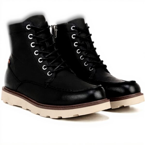 Dr Scholls Mens Manchester Lace Up Boot Black Smooth 12 M