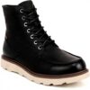 Dr Scholls Mens Manchester Lace Up Boot Black Smooth 12 M