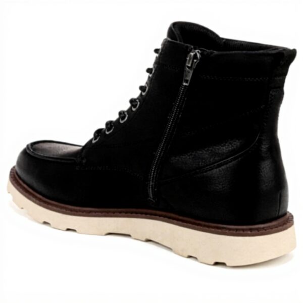 Dr Scholls Mens Manchester Lace Up Boot Black Smooth 12 M