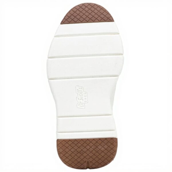 Dr Scholls Mens Synergy Sneaker White Grey Slip On Comfort