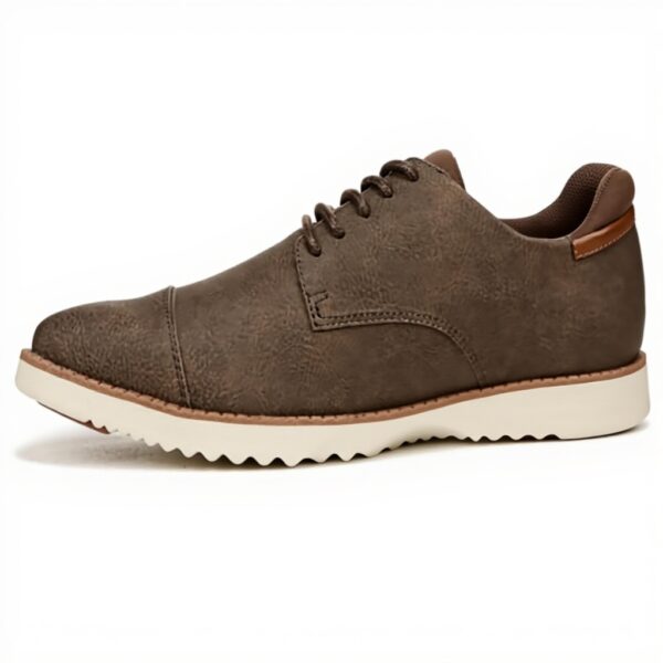 Dr Scholls Mens Oxford Brown Cap Toe Sustainable Comfort