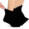 Dr Scholls Womens Casual Socks 4-Pack Black Ankle