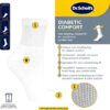 Dr Scholls Womens Casual Socks 4-Pack Black Ankle