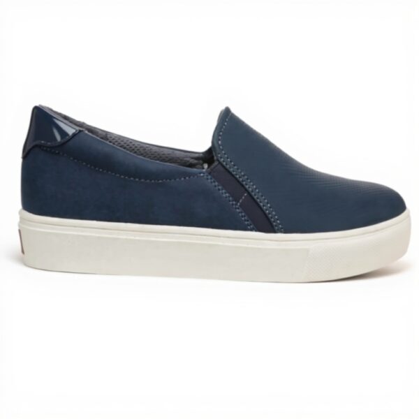 Dr Scholls Womens Nova Sneaker Navy Blue Slip On Comfort