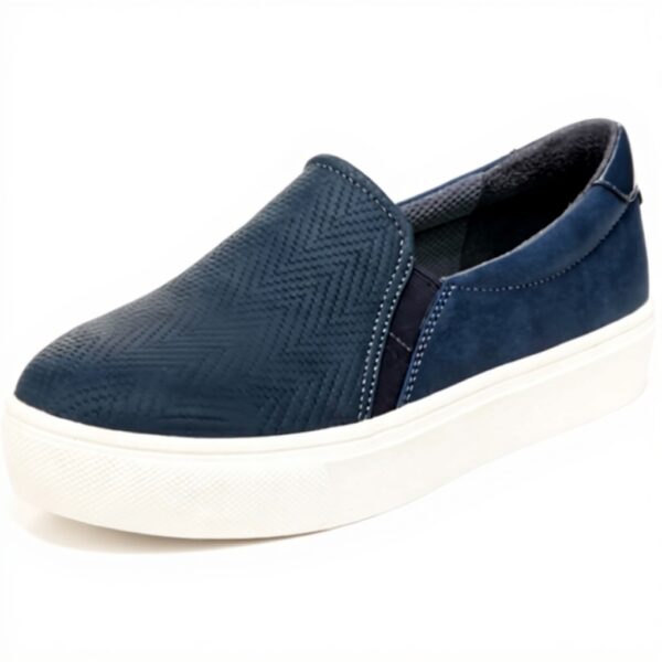 Dr Scholls Womens Nova Sneaker Navy Blue Slip On Comfort