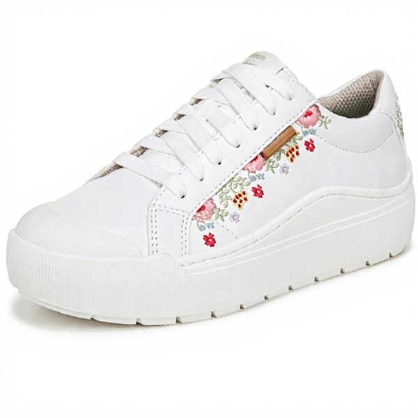 Dr Scholls Womens Time Off Sneaker White Multi Fashion