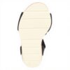Dr Scholls Work Womens Wedge Sandal Black Fabric Comfort