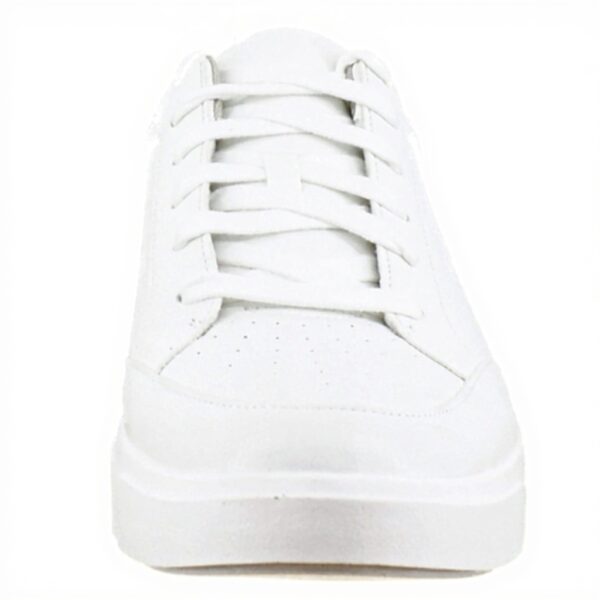 Dr Scholls Mens Sneakers White Smooth Comfort Lace Up