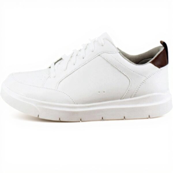 Dr Scholls Mens Sneakers White Smooth Comfort Lace Up