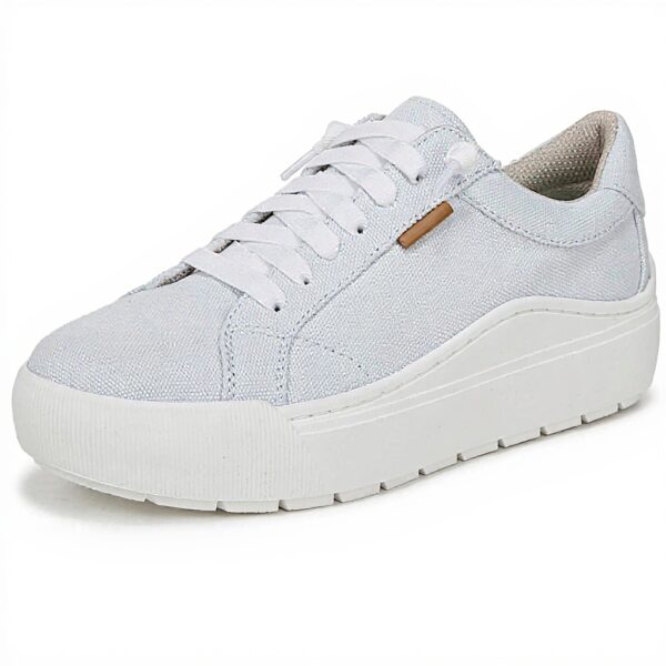 Dr Scholls Womens Sneakers Lace Up Comfort Black Fabric