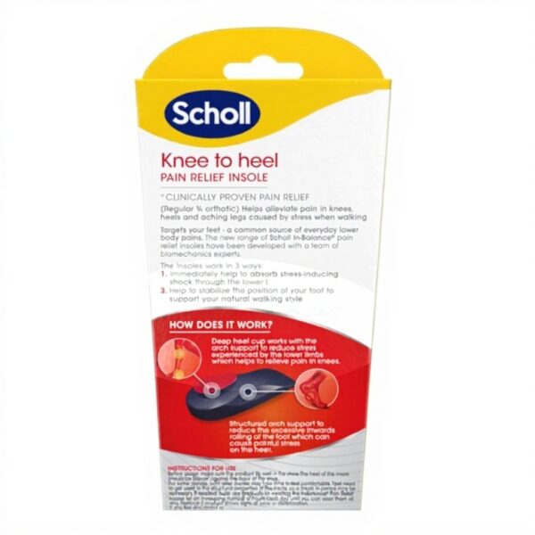 Scholl Orthotic Insoles Plantar Fasciitis Pain Relief