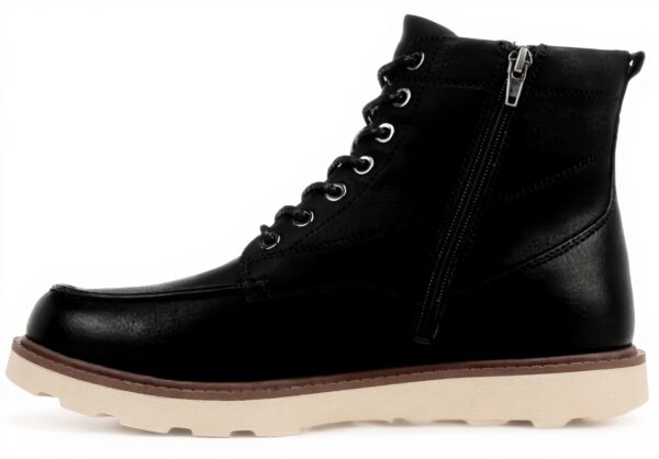 Dr. Scholl's Men's Manchester Boot - Black Smooth Lace Up