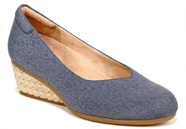 Dr. Scholl's Women's Be Ready Pumps - Oxide Blue Canvas
