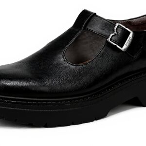 Dr. Scholl's Women's Mary Jane Flat Black Comfort Shoes