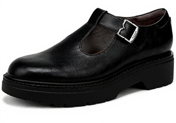 Dr. Scholl's Women's Mary Jane Flat Black Comfort Shoes