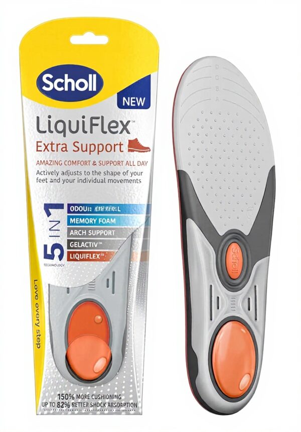Scholl Insoles Women Extra Support Memory Foam Arch Support