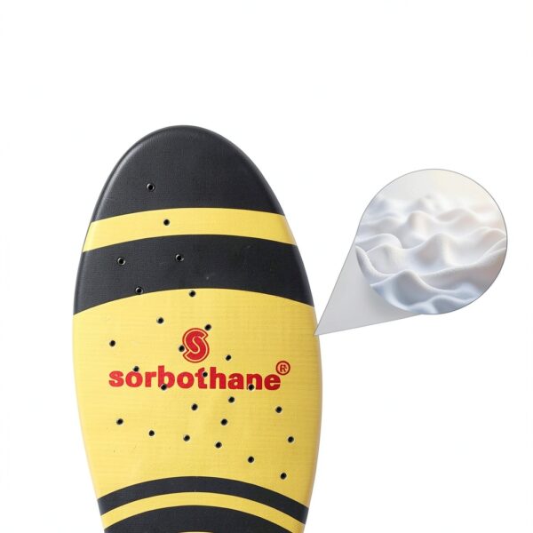Sorbothane Shock Absorption Insoles Heel Arch Support Unisex-3